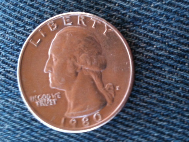 1990-Quarter-Thin-And-Missing-Reverse!