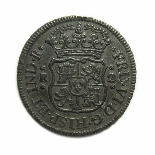 Mexico-1757-2-Reales-Pillar