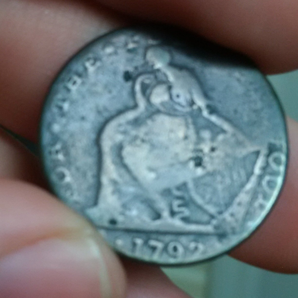 1792-Irish-Half-Penny-Token---Found-In-Canada!