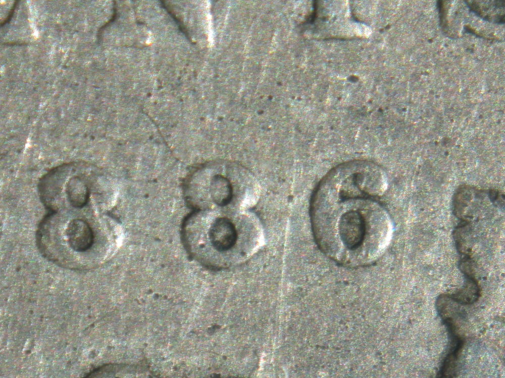 1886--25-Centob-#2--Short-Bow-Ends-With-6/6-Question