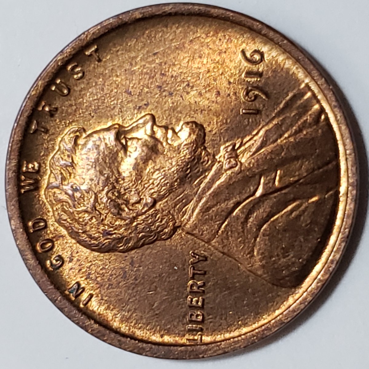 1916-Lincoln-Cent,-Grade-It.
