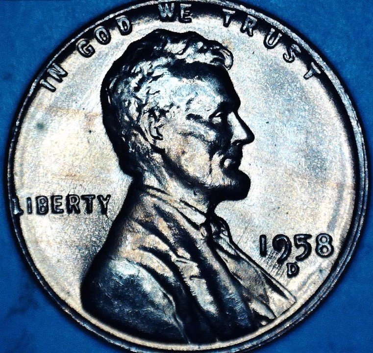 1958-D-Lincoln-Wheat-Cent,-Coin-2,-For-Grading
