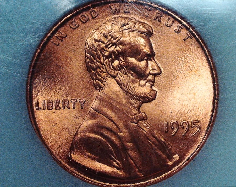 1995-Lincoln-Memorial-Cent,-Doubled-Die-Obverse,-Green-PCI-Slab
