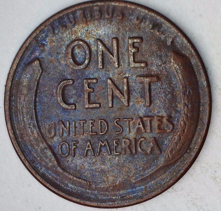 1920-D-Toned-Lincoln-Wheat-Cent,-Up-For-Grading.