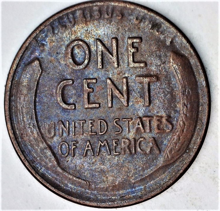 1920-D-Toned-Lincoln-Wheat-Cent,-Up-For-Grading.
