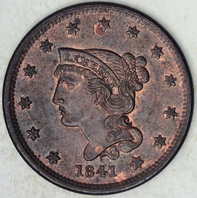 1841-Large-Cent,-Grade?