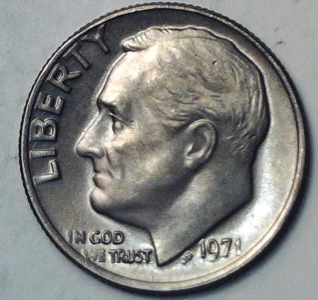 1971-Roosevelt-Dime,-Grade?