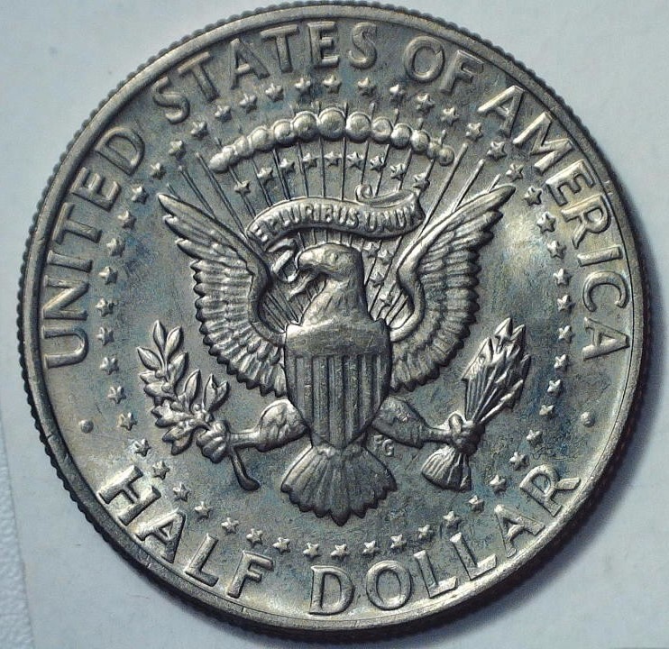 1972-Kennedy-Half-Dollar,-For-Grading.