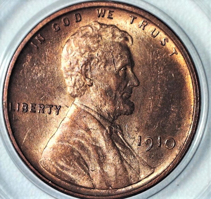 1910-Lincoln-Wheat-Cent-#2,-For-Grading.