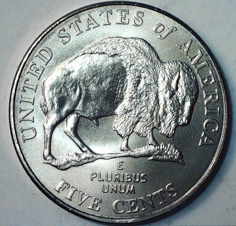 2005-P-Jefferson-Nickel,-Bison,-For-Grading.