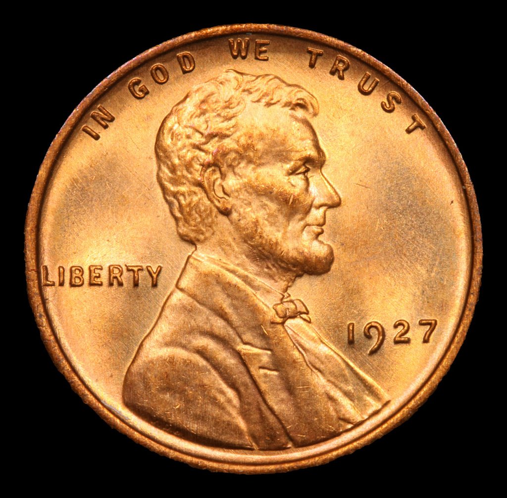 1927-Lincoln-Wheat-Cent,-For-Grading
