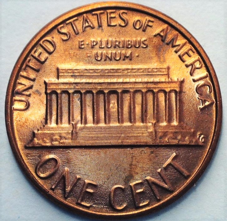 1982-Lincoln-Memorial-Cent,-For-Grading.