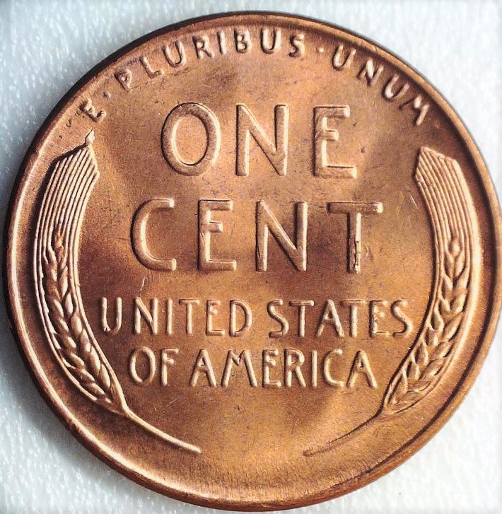 1957-Lincoln-Wheat-Cent,-For-Grading.