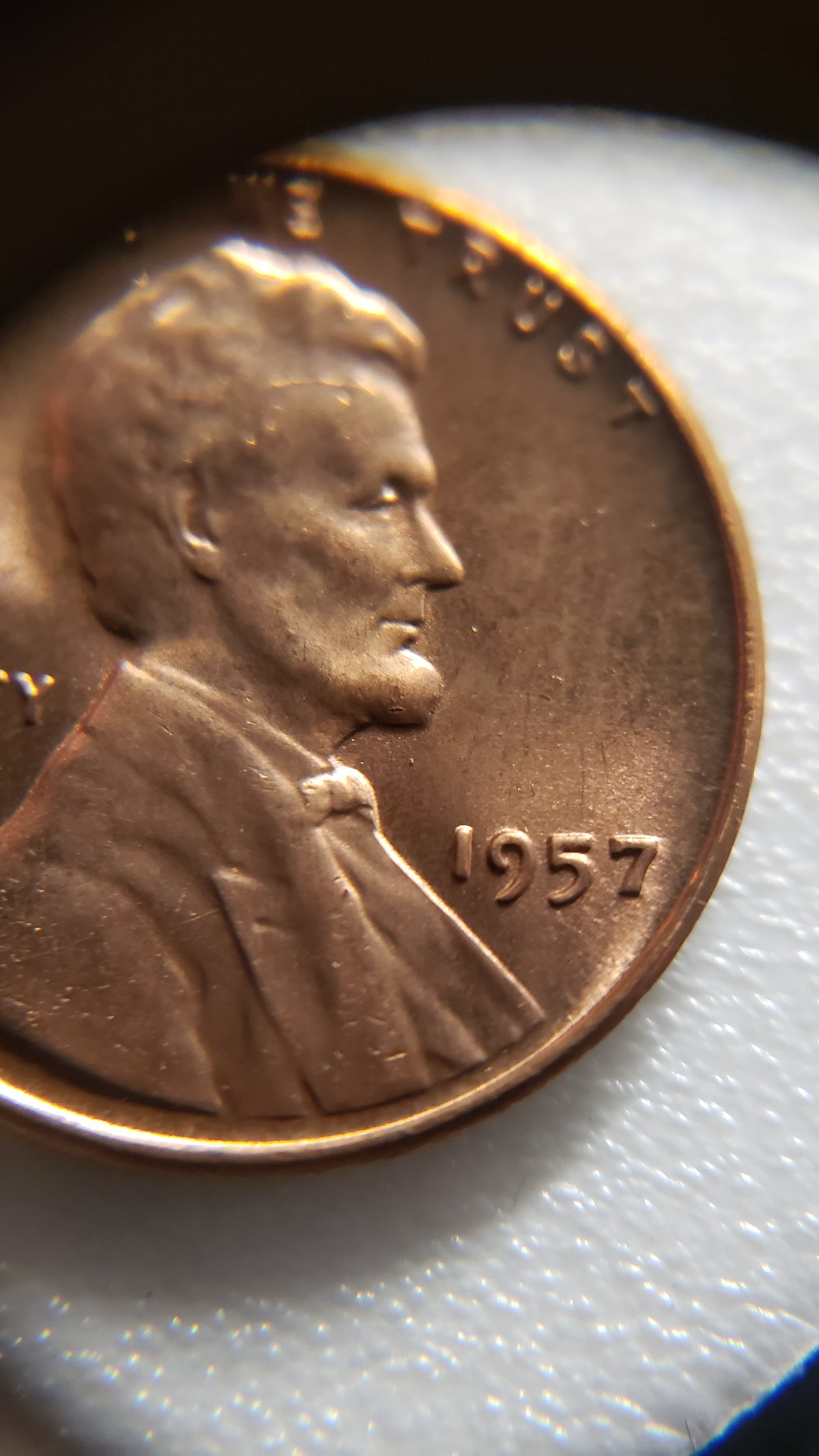 1957-Lincoln-Wheat-Cent,-For-Grading.