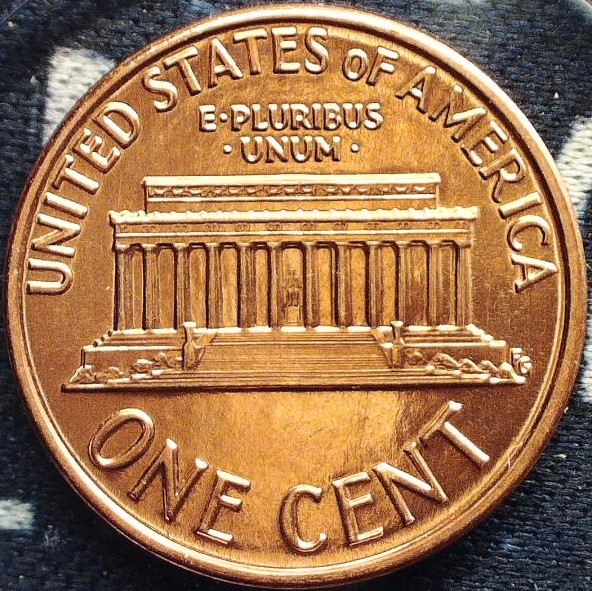 1989-Lincoln-Memorial-Cent,-For-Grading