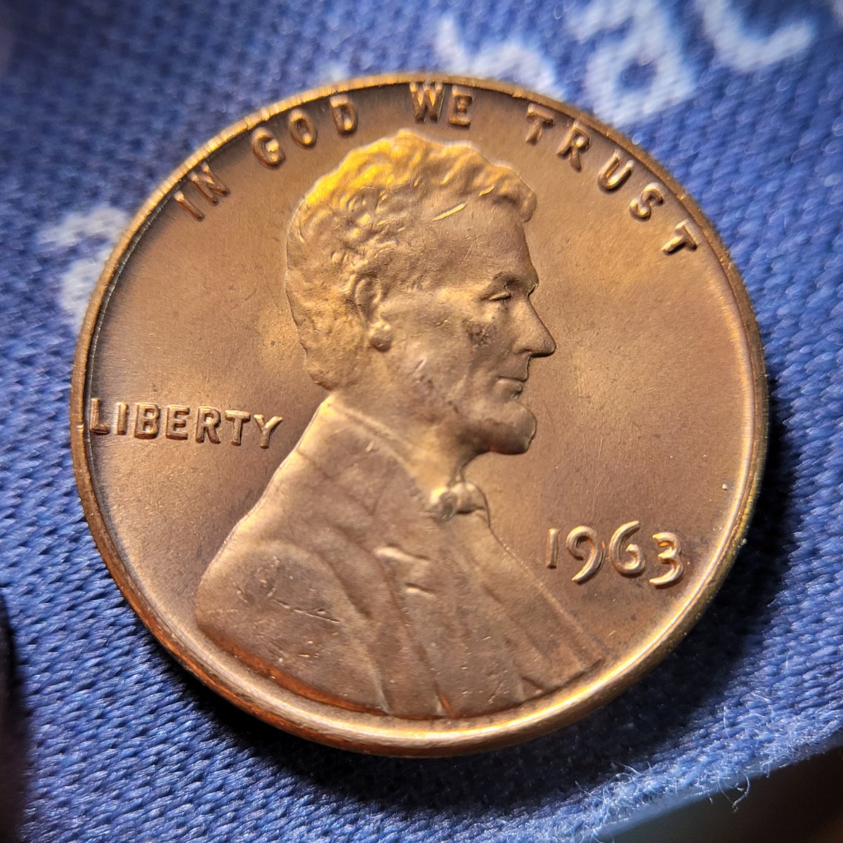 1963-Lincoln-Memorial-Cent,-For-Grading