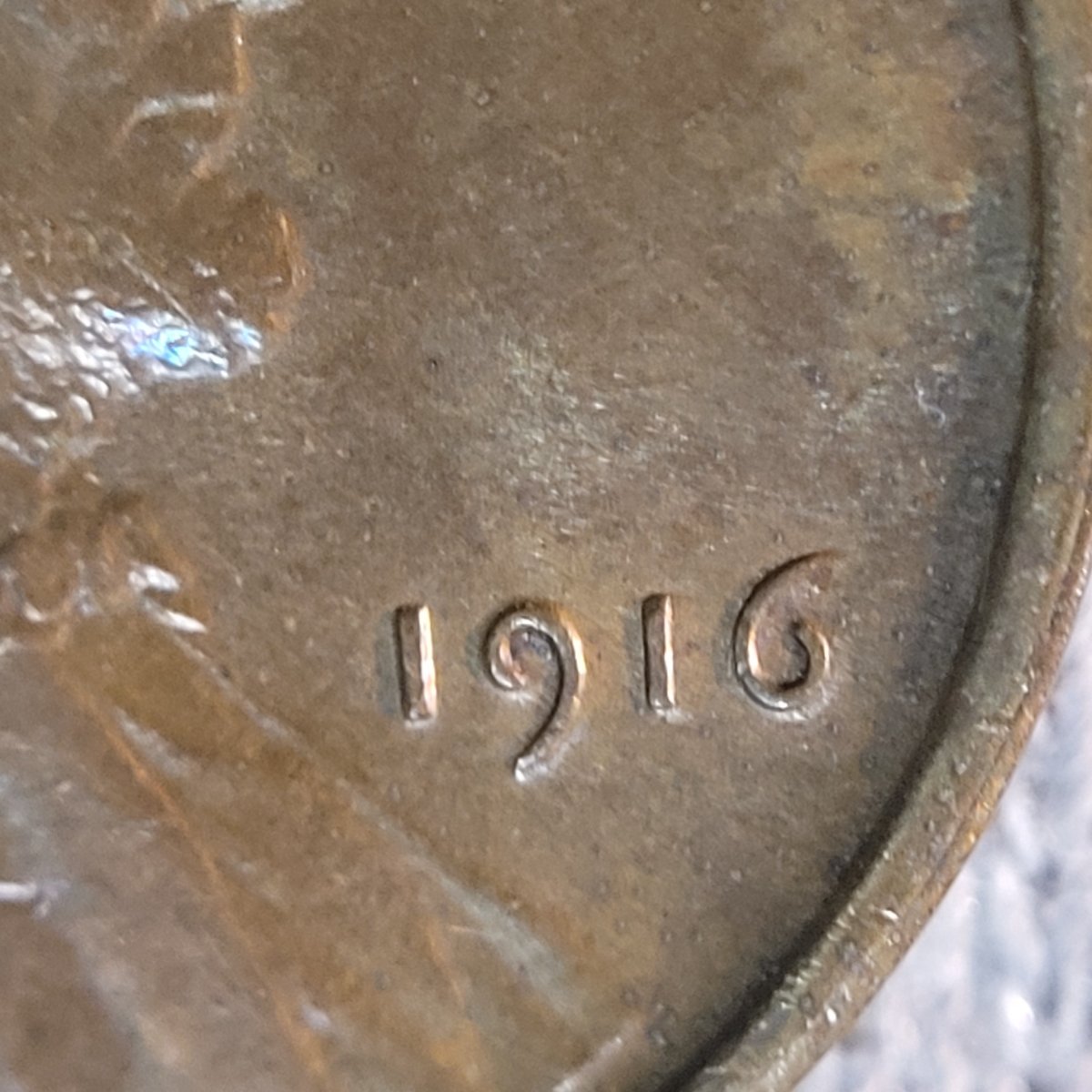 1916-Lincoln-Wheat-Cent,-For-Grading