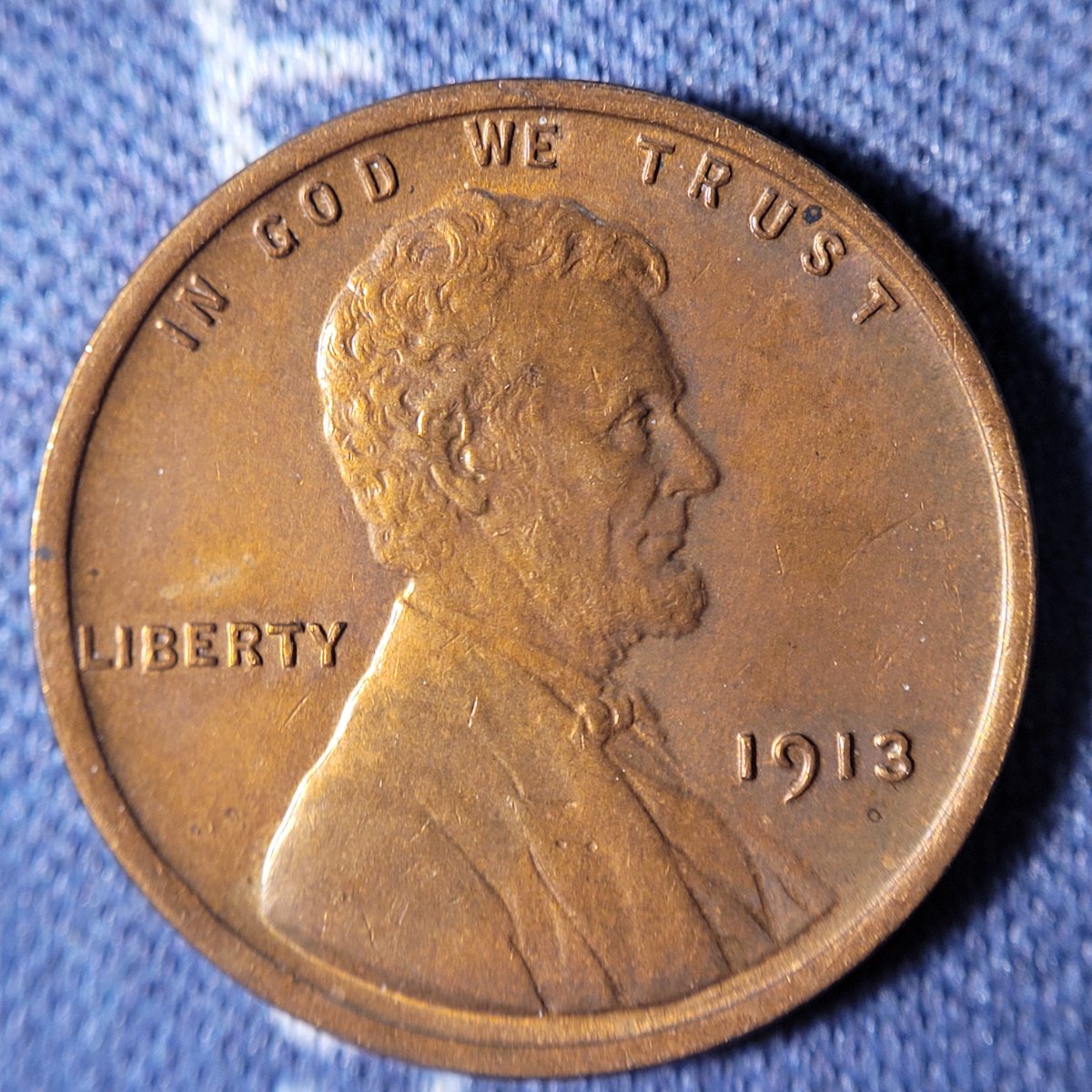 1913-Lincoln-Cent,-For-Grading