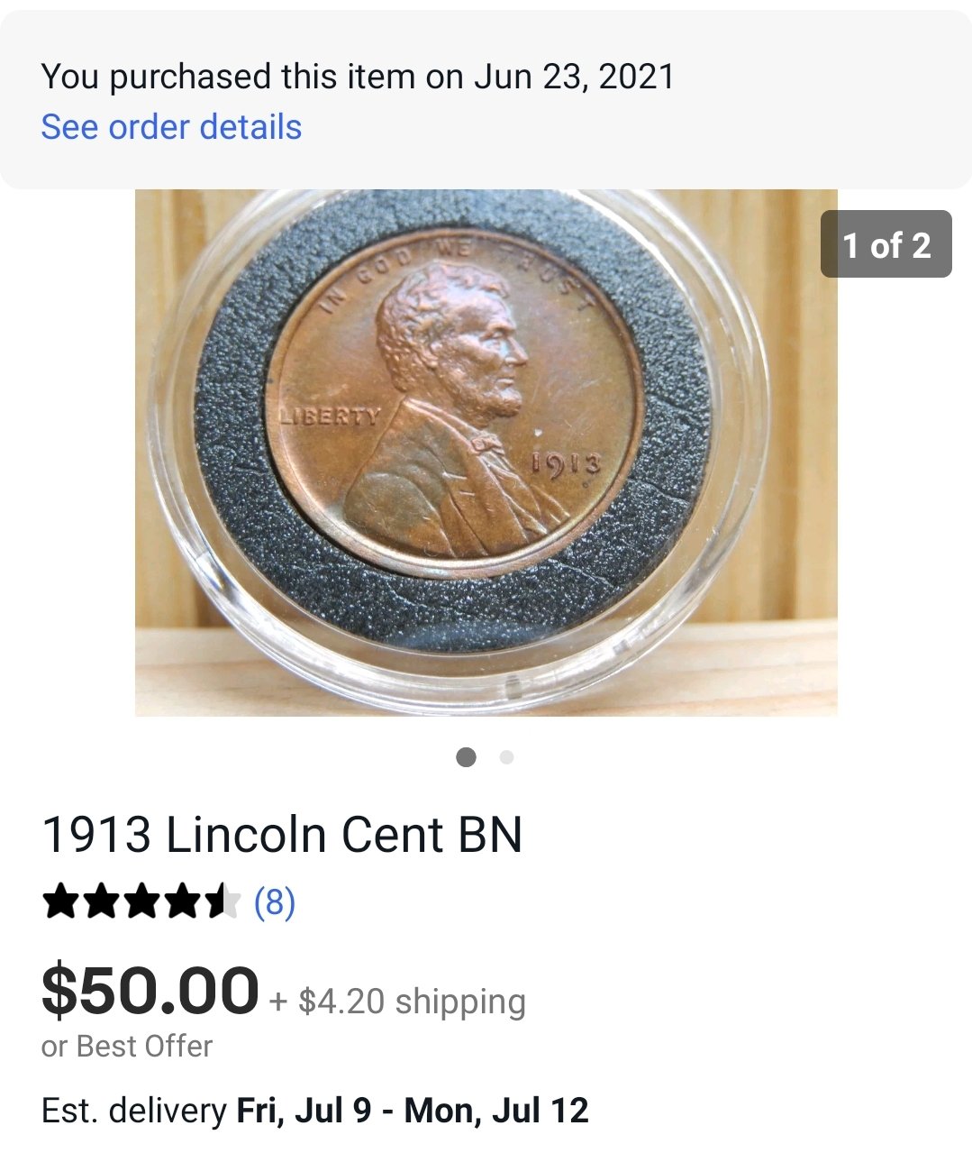 1913-Lincoln-Cent,-For-Grading