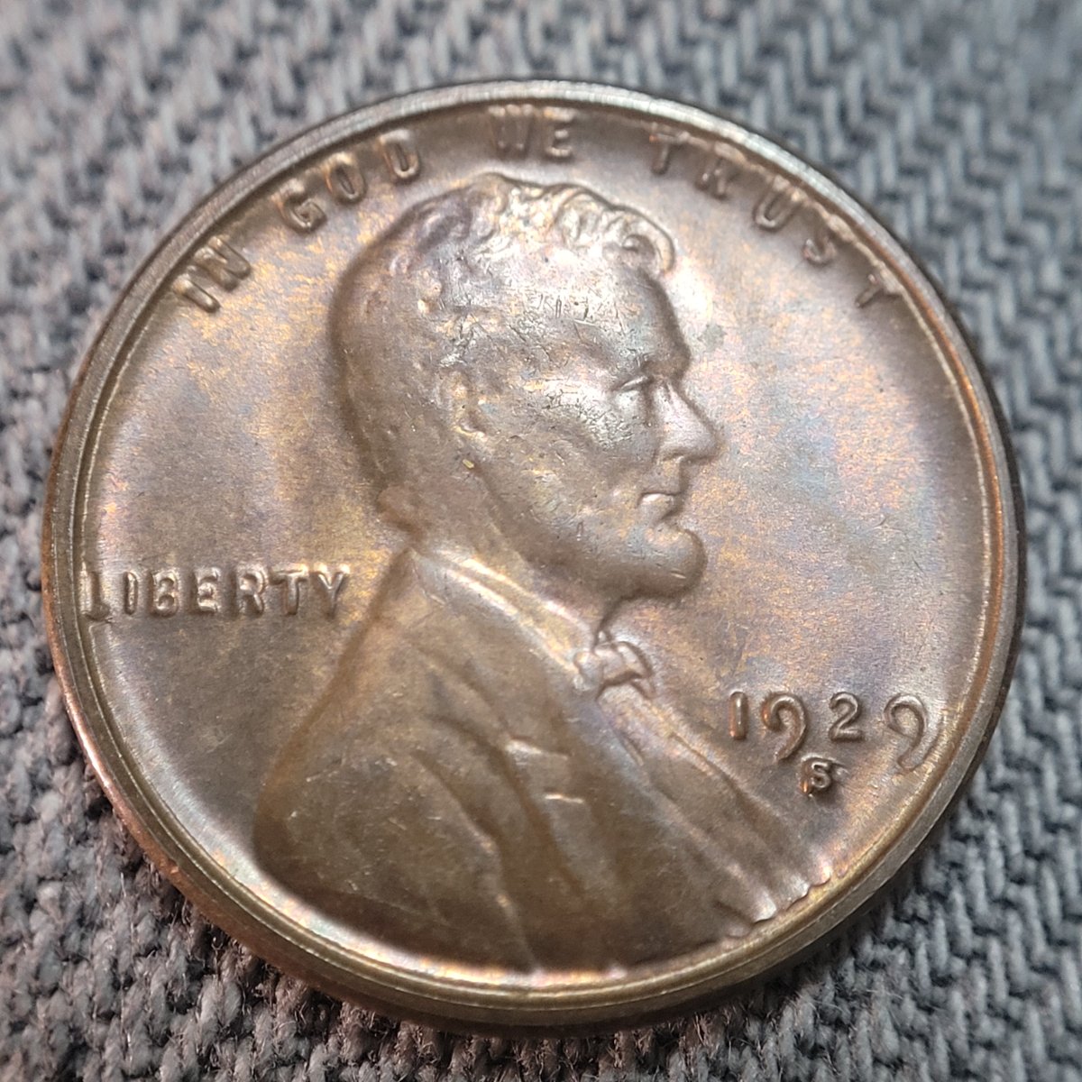 1929-D-Lincoln-Wheat-Cent,-For-Grading