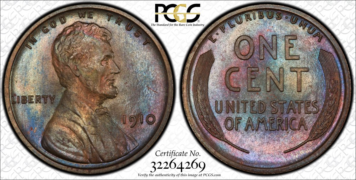 1910-Lincoln-Wheat-Cent,-For-Grading