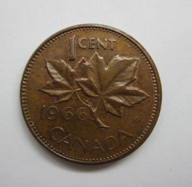 1966-Penny---Off-Center?