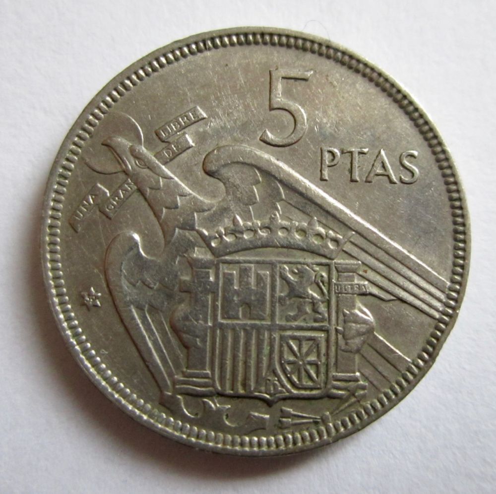 Spain-5-Pesetas-1957-...is-This-The-58-Variety?