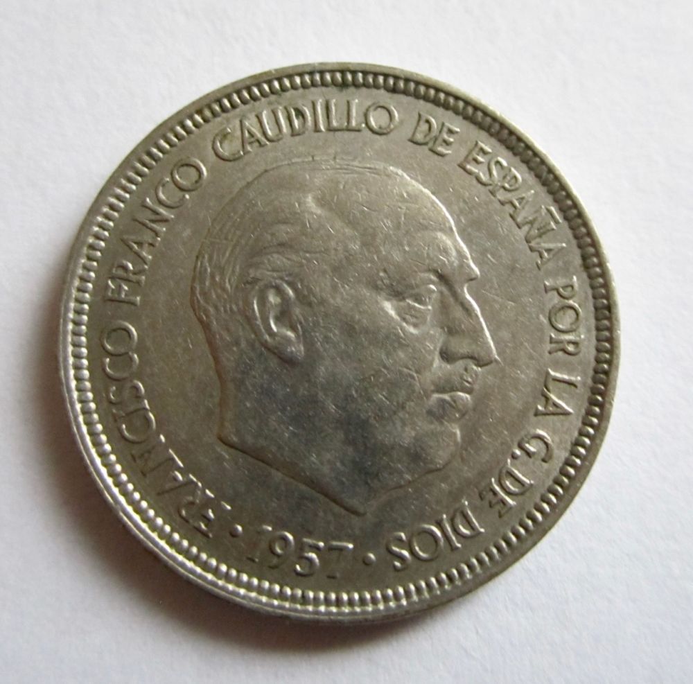 Spain-5-Pesetas-1957-...is-This-The-58-Variety?
