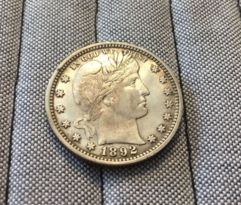 1892-Barber-Quarter-For-Grading