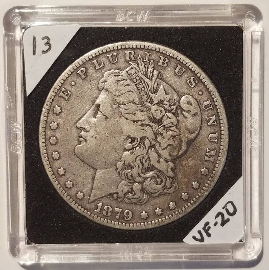 #-13-Of-My-Silver-Dollar-Collection-For--Grading-1879-P-Morgan