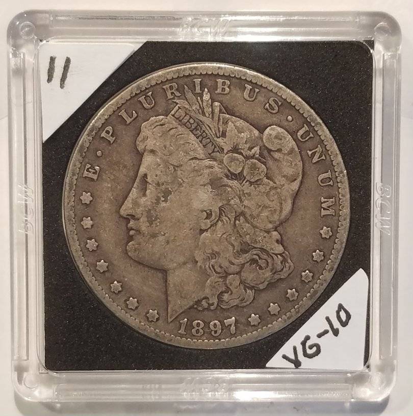 #-11-Of-My-Silver-Dollar-Collection-For--Grading-1897-O-Morgan