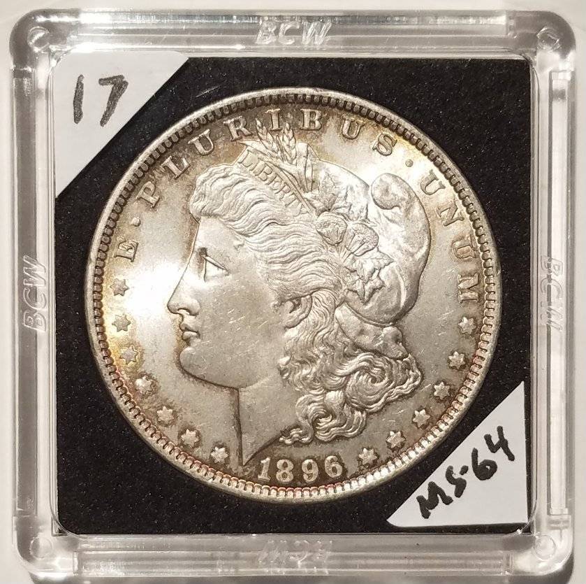 #-17-Of-My-Silver-Dollar-Collection-For--Grading-1896-P-Morgan