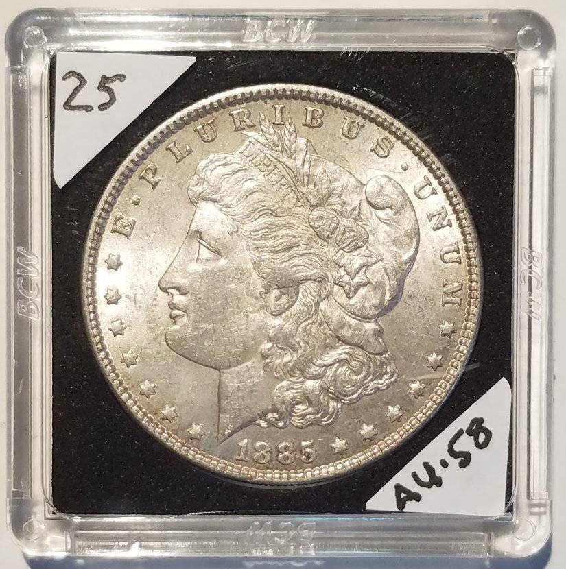#-25-Of-My-Silver-Dollar-Collection-For--Grading-1885-P-Morgan