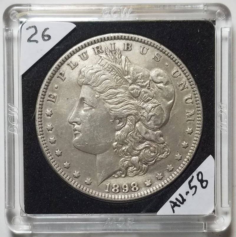 #-26-Of-My-Silver-Dollar-Collection-For--Grading-1898-P-Morgan