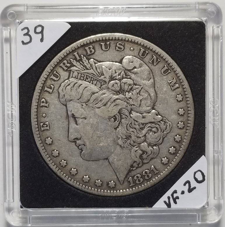 #-39-Of-My-Silver-Dollar-Collection-For--Grading-1881-P-Morgan