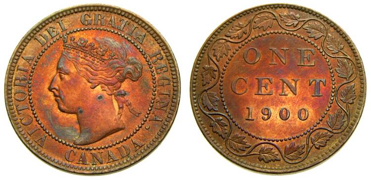 Toned-Canadian-Coins