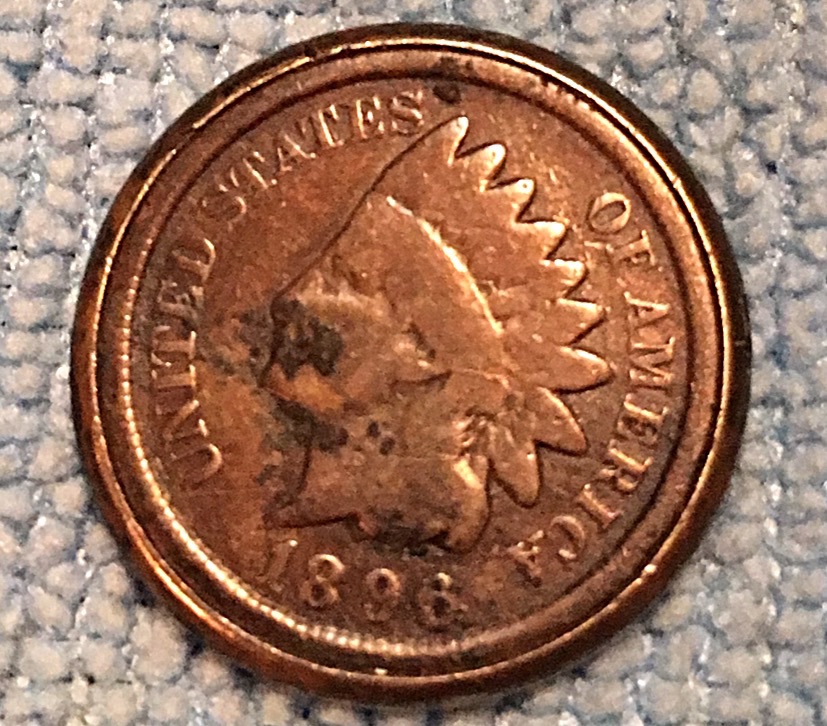1869-Indian-Head-Blank-Planchette-On-Reverse