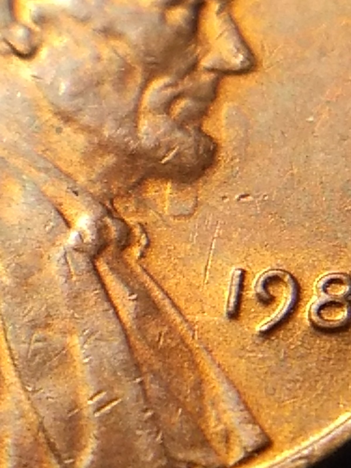 1982-Lincoln-Cent-Die-Clash-Obv/Rev