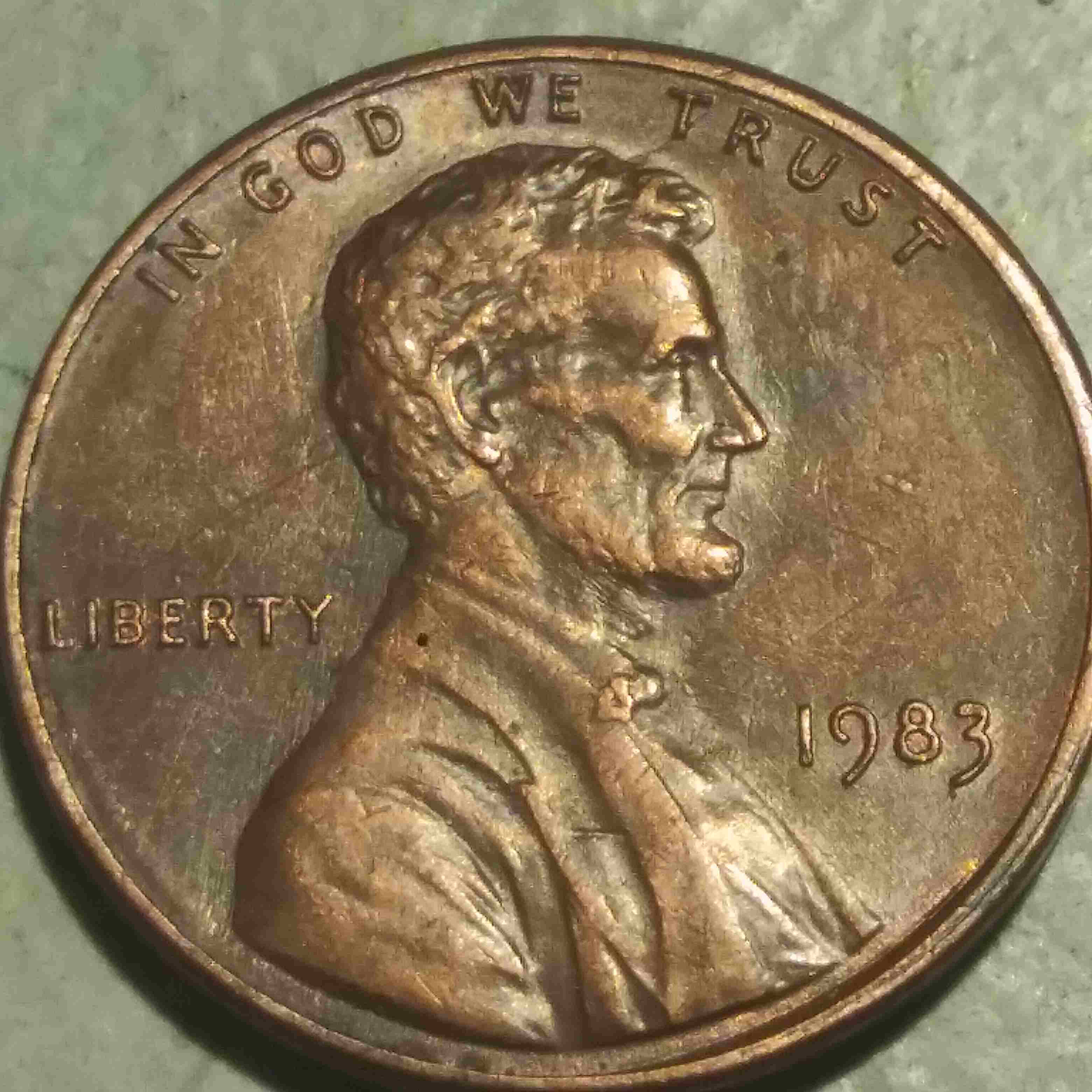 1983-P-Lincoln-Cent.--Am-I-Lookong-Wt-Die-Cracks-Or-Damage?