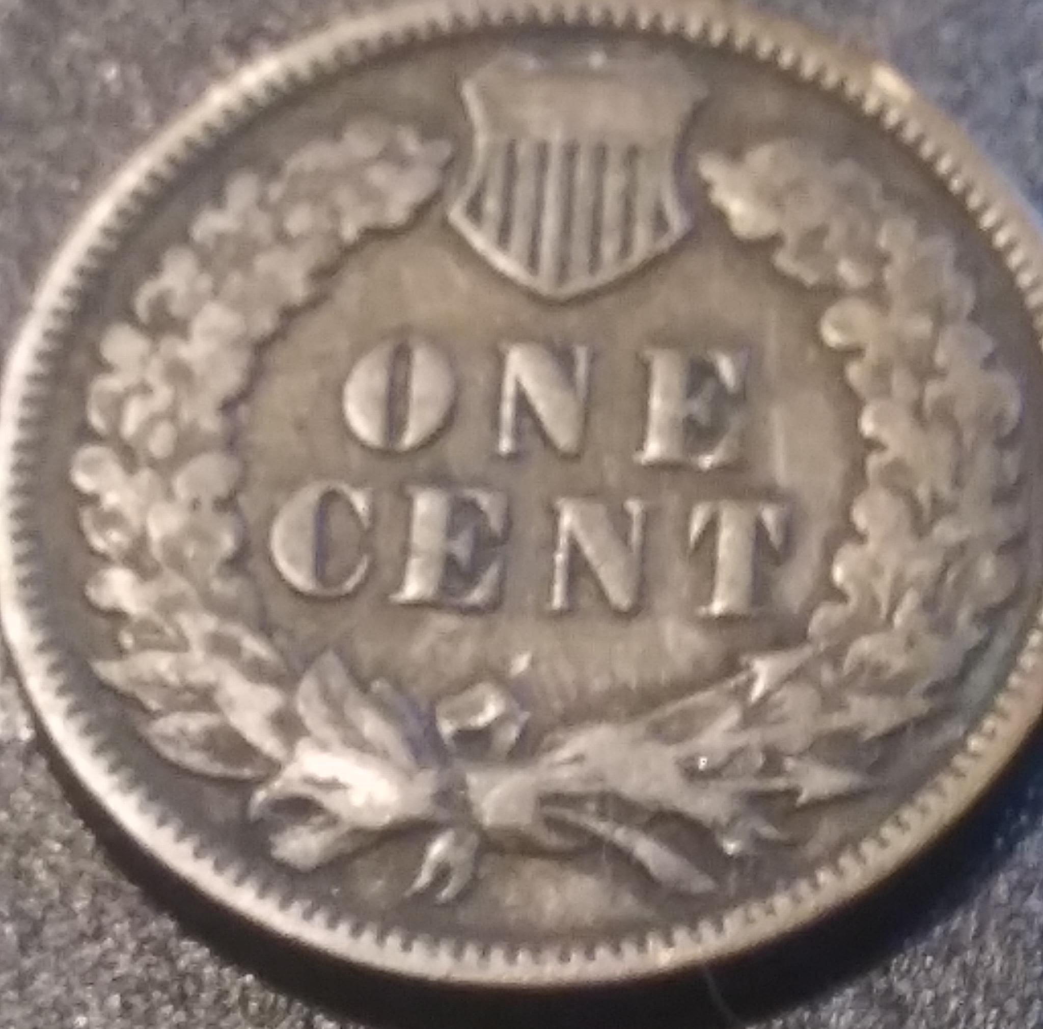 1909-Indian-Head-Cent�appears-To-Have-An-S-Mint-Mark-Sometimes