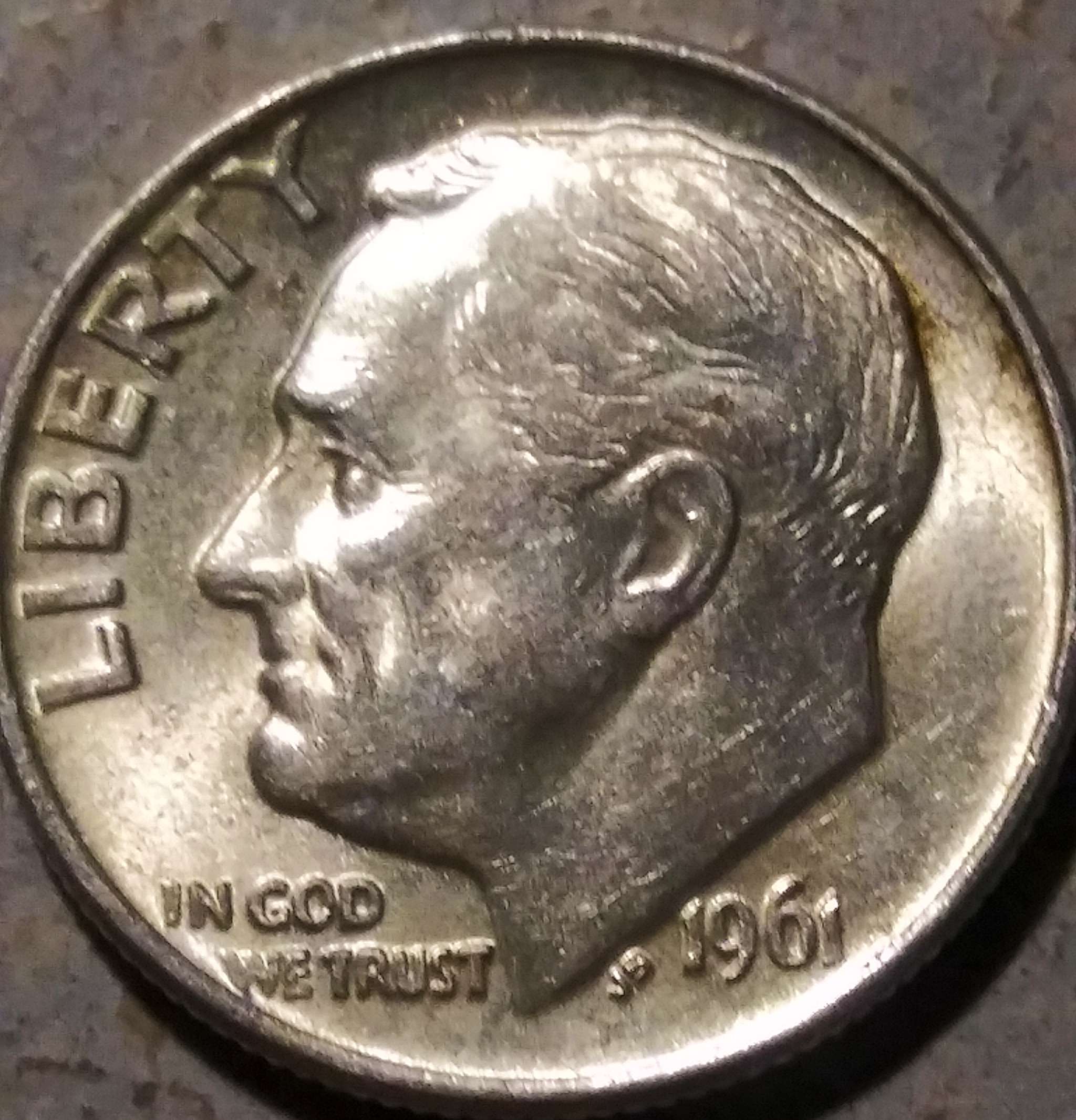 1961-Silver-Roosevelt-Dime