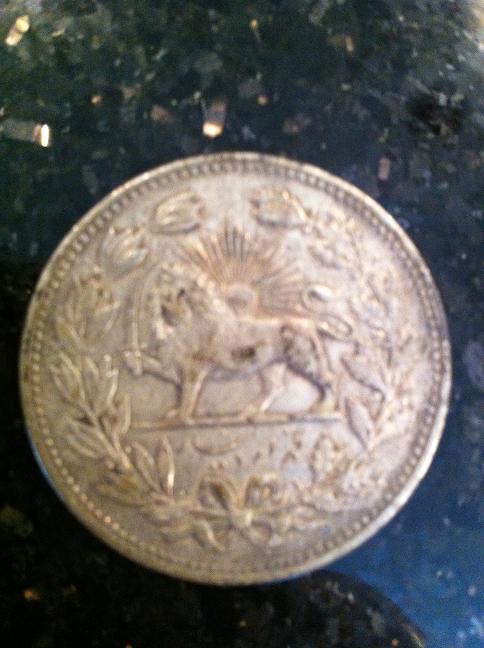 Russian-Silver-Coin-?--Iranian-/-Silver-Rial?-|-Mtt-&-5-Kran