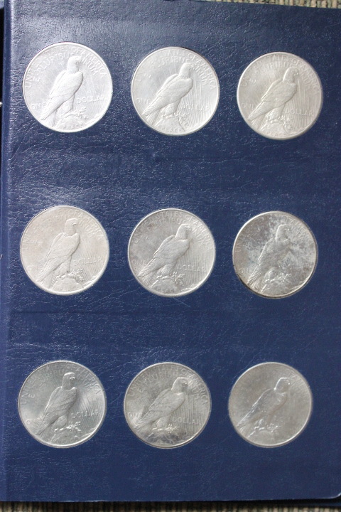 Circulated-Peace-Dollar-Collection-Complete!