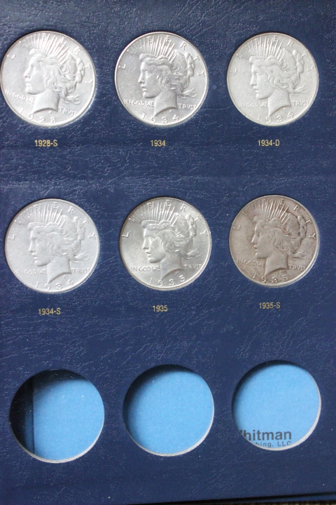 Circulated-Peace-Dollar-Collection-Complete!