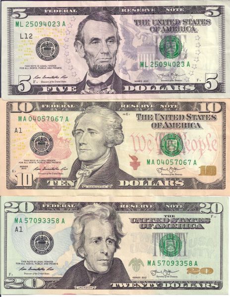 2013--$-5,'s-$-10's-And-$-20's