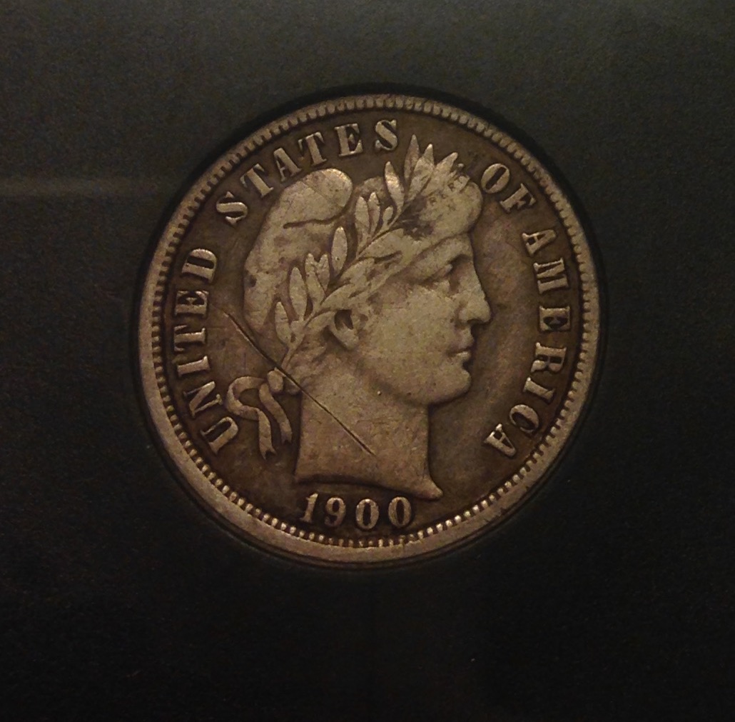 1900-O-Barber-Dime-For-Grading