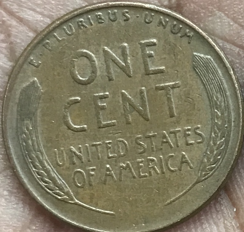 1957-Penny-Doe-Chip-Error-Front-And-Back-!--On-The-5-And-Couple-Letters