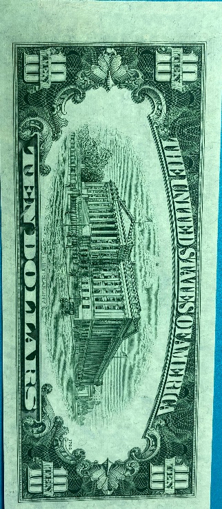 Series-1950-10-Dollar-Note-With-Many-Errors