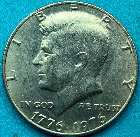 1776-1976-Bicentennial-Half-Dollar-With-Major-Struck-Through-String