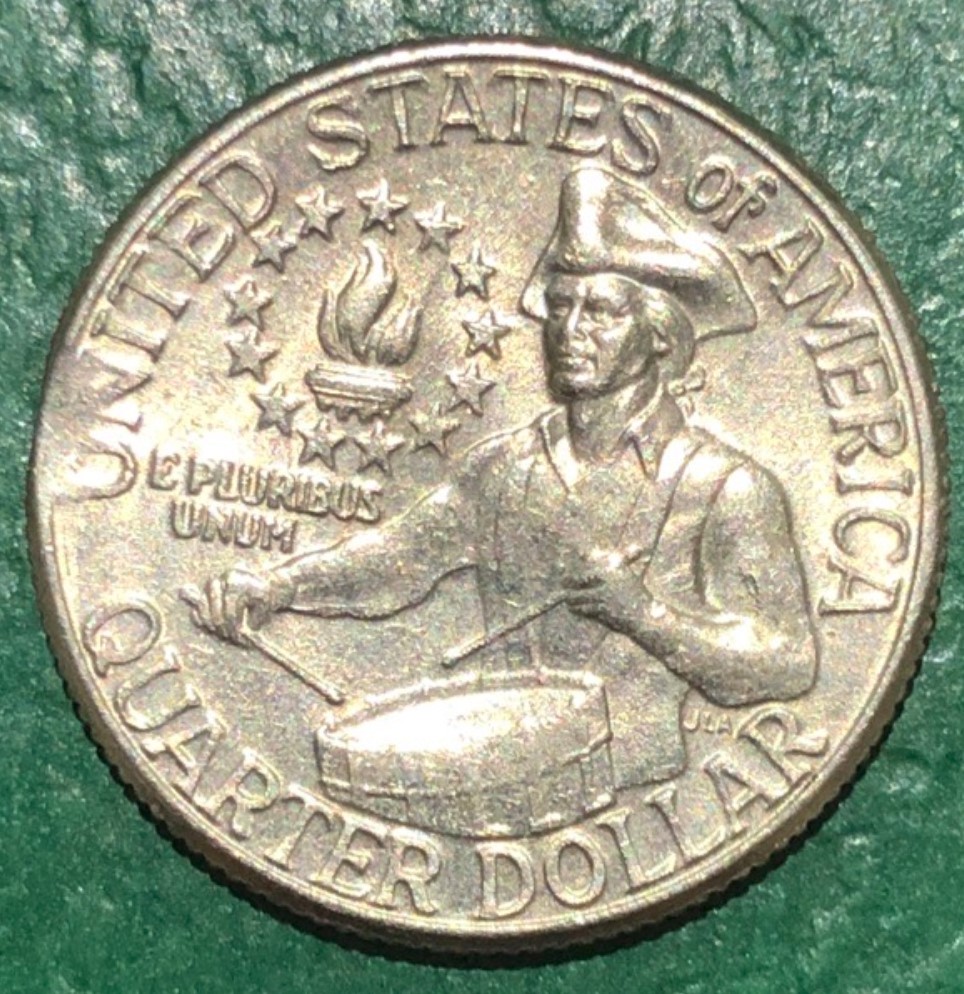 Bicentennial-Quarter-Pinched-Edge